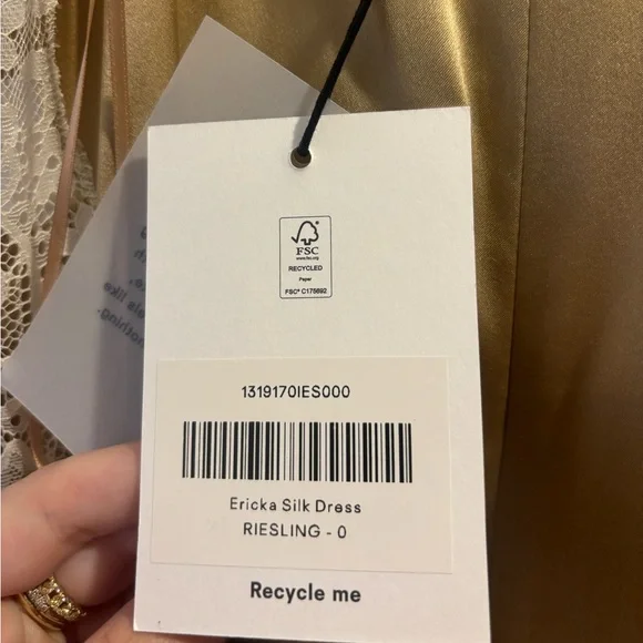 Reformation Ericka Silk Dress - Picture 5 of 6